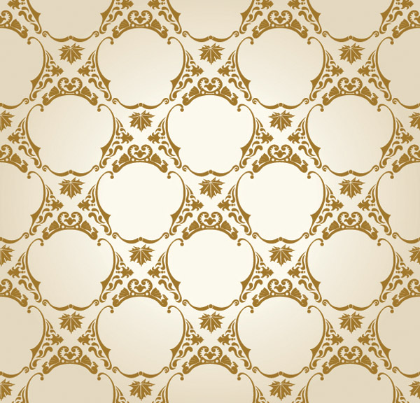 free vector European gorgeous shading pattern vector 4